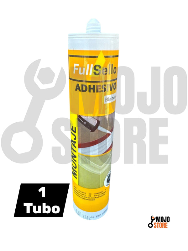 ADHESIVO DE MONTAJE Blanco Fullsello Fulltec 300ML
