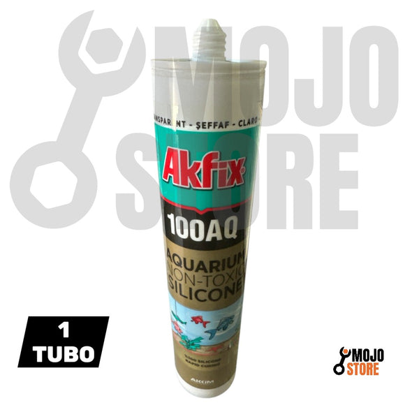 Silicona Para Acuarios 100 AQ No-toxica Akfix.