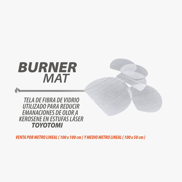 Burner Mat Para Estufas Toyotomi Fibra de Vidrio Para Mantencion