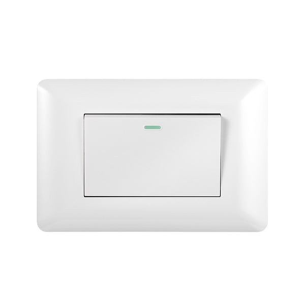 INTERRUPTOR PULSADOR TIMBRE SIMPLE 10A 250V BLANCO CERTIFICADO SEC WANT