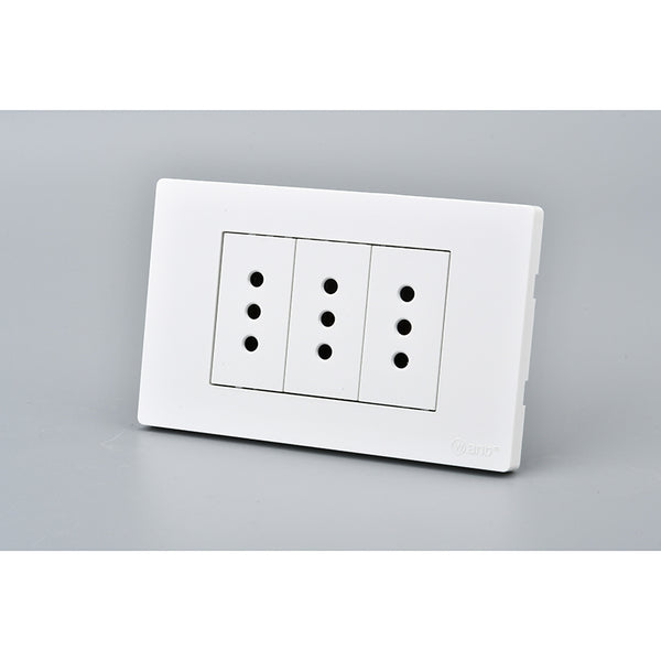ENCHUFE TRIPLE 10AMP CERTIFICADO SEC ITALIAN