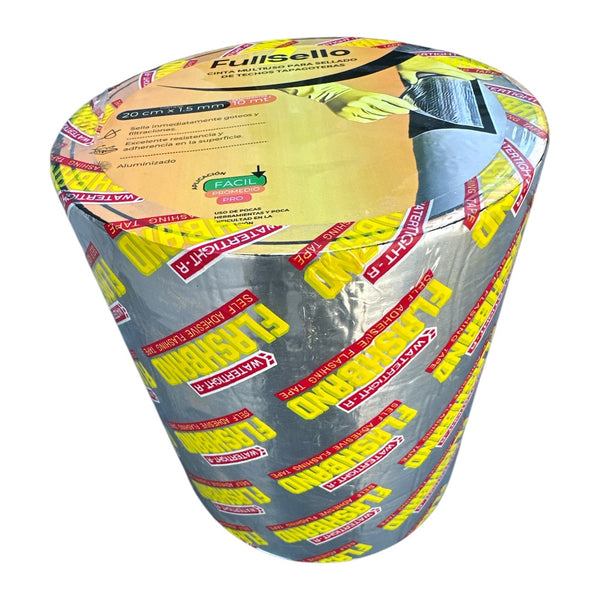 Cinta Tapagoteras Aluminio FLASHBAND FULLTEC 20cm x 10mt