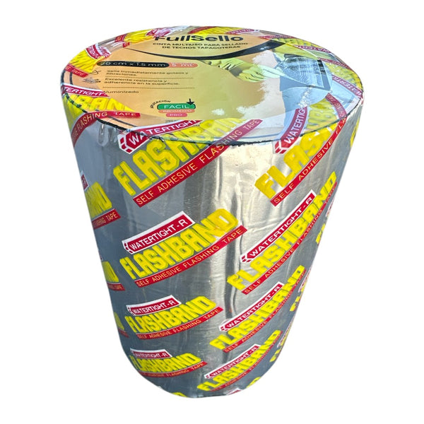 Cinta Tapagoteras Aluminio FLASHBAND FULLTEC 20cm x 5mt