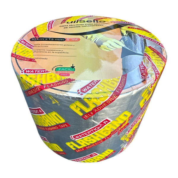 Cinta Tapagoteras Aluminio FLASHBAND FULLTEC 10cm x 10mt