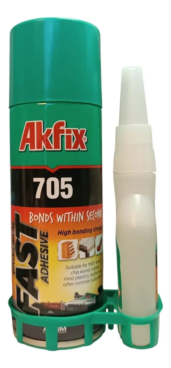 Akfix 705 Adhesivo Secado Rápido + Activador