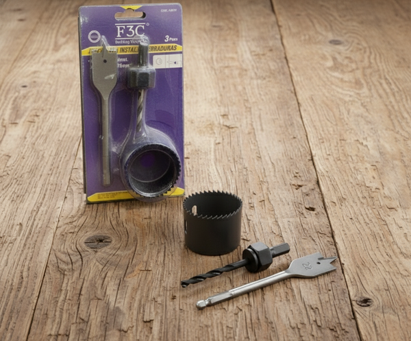 Kit Instalacion Puertas Y Cerraduras F3C