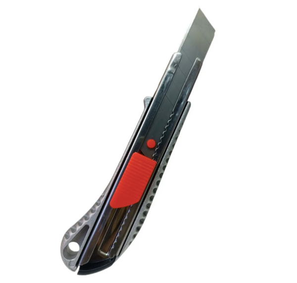 Cuchillo Inoxcrom Cartonero Acero #60 Liso Aluminio