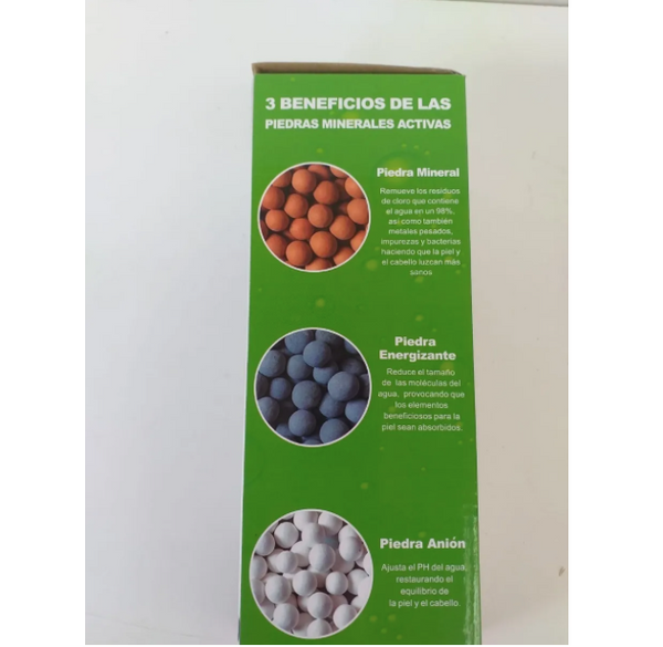 Mango Ducha Teléfono 3 Filtros Cabezal 8 Cm