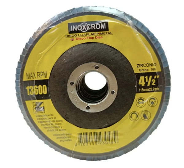 Disco Traslape Metal De Zirconio Inoxcrom