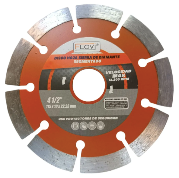 Disco Diamantado Segmentado 4 1/2 Flovi