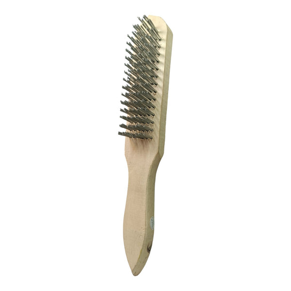 Cepillo Metálico Triangular F3c 6 Filas Mango Madera