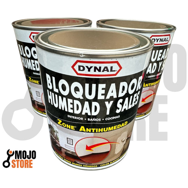 Bloqueador De Humedad y Sales  Dynal 1/4 de galon = 1 Litro . Zone Antihumedad.