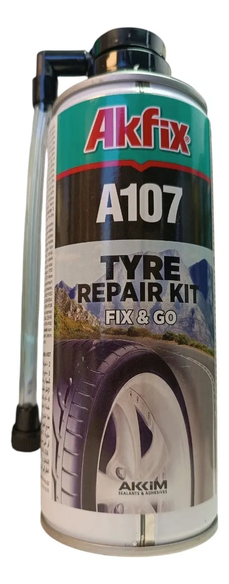 Kit Reparación Neumatico Akfix A107 Fix & Go 300ml