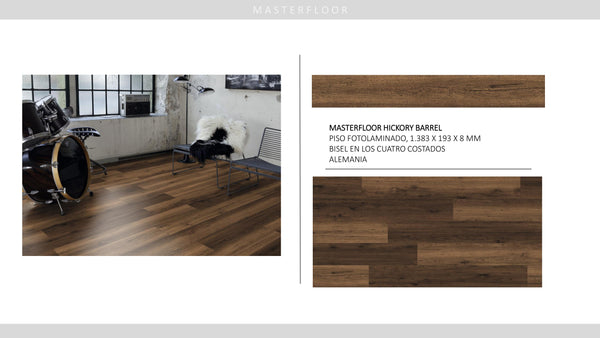 INSTALACION PISO FLOTANTE X M2 BISELADO MASTERFLOOR AUSTRIA 8MM