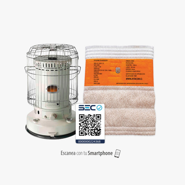 Mecha Para Estufas Duraheat Calma C 230 Kerona Wkh 22 23 CERTIFICADA SEC