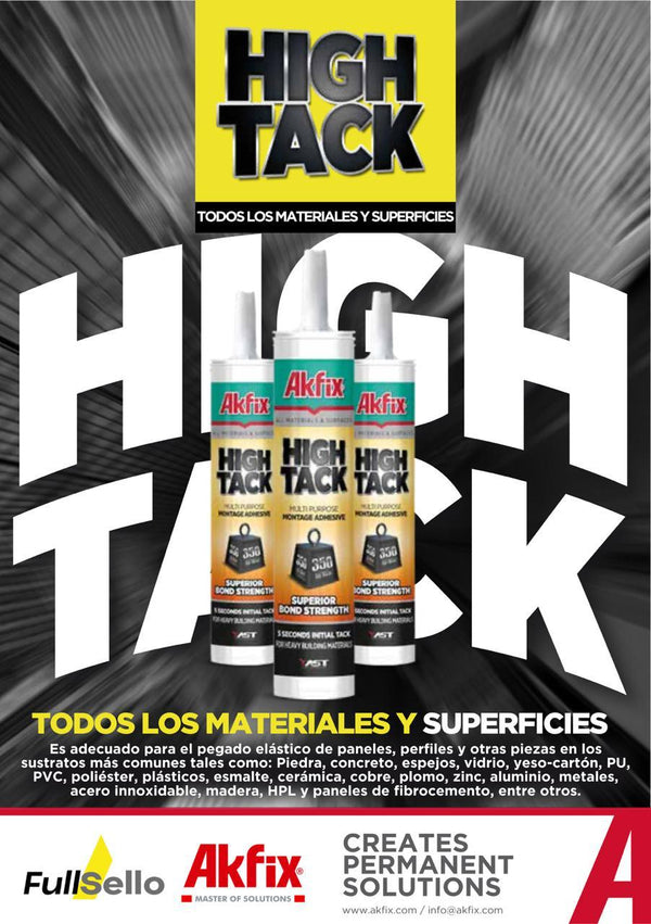 Adhesivo Montaje High Tack Extra Fuerte Akfix 350KG 290ml