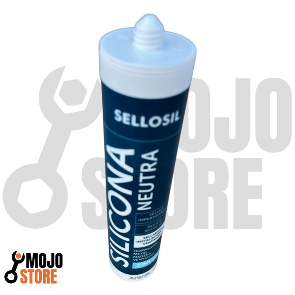 SILICONA NEUTRA TUBO 280ml SELLOSIL COLORES MOJOSTORE