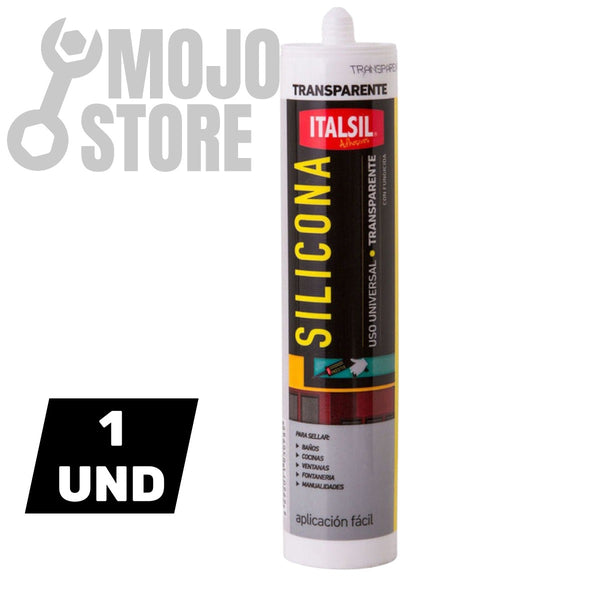 Silicona Acetica Baño Cocina Universal Italsil Secado Rapido.