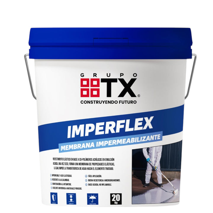 ImpermeabilizanteImperflex Membrana Impermeabilizante Blanca 20kg Grupo ...