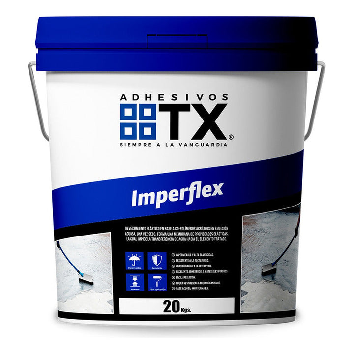 ImpermeabilizanteImperflex Membrana Impermeabilizante Blanca 20kg Grupo ...